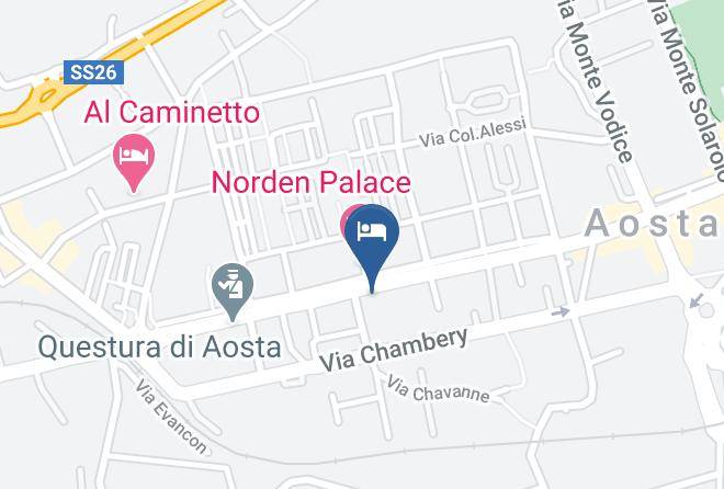 Aosta - Dimora Delle Alpi Maps