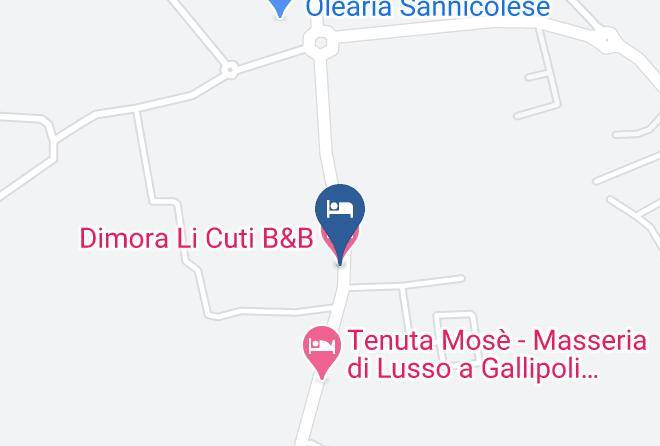 Lecce - Dimora Li Cuti B&b Maps