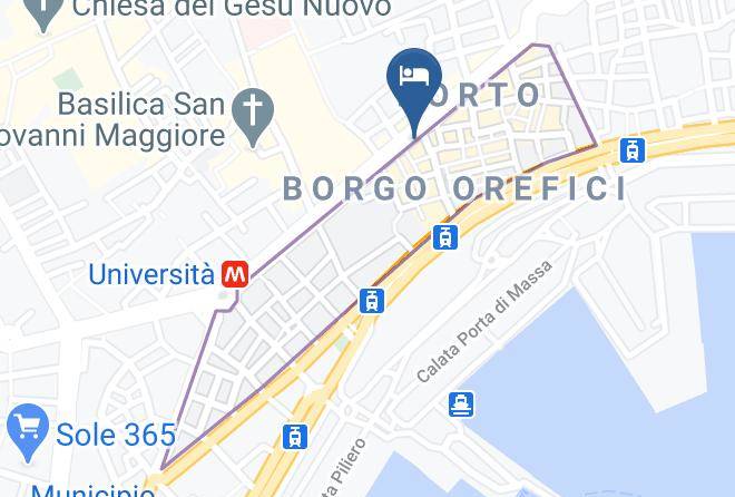 Naples - Dimora Partenopea B&b Naples Maps