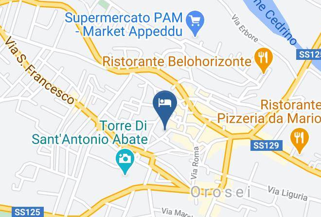 Nuoro - Dimore Saba Maps