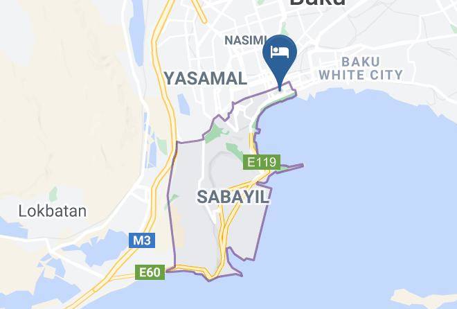 Baki - Dinamo Hotel Baku Maps