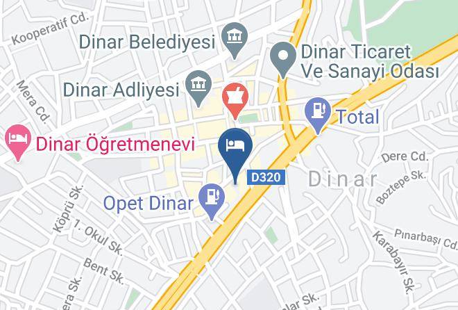 Dinar - Dinar Akdem Otel Maps