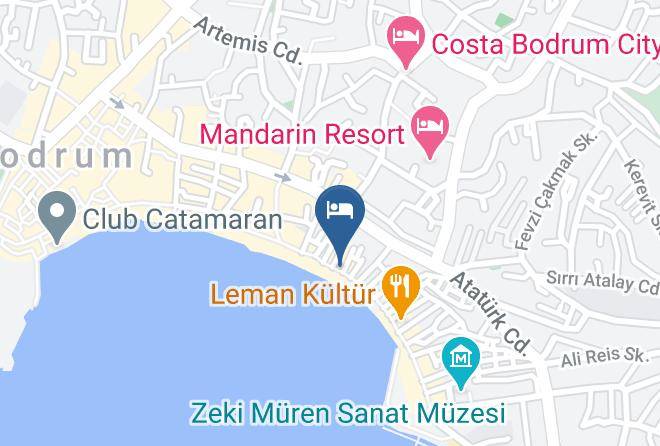 Bodrum - Dinc Pansiyon Maps