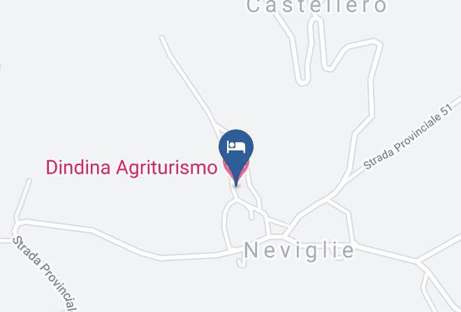 Cuneo - Dindina Agriturismo Maps