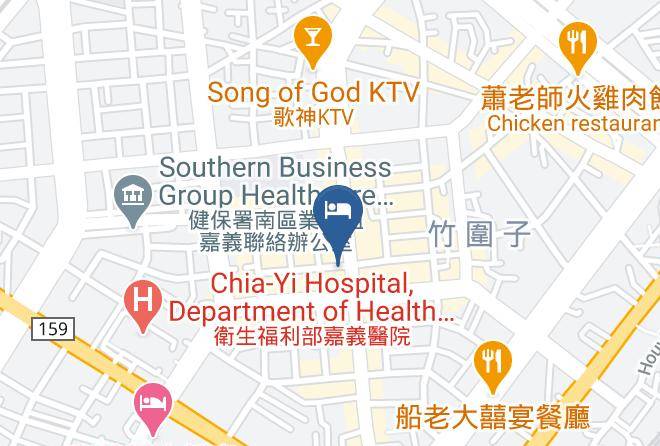 Chiayi City - Ding Chuan Hotel Maps
