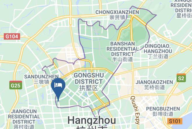 Hangzhou - Ding Jiang Nan Hotel Maps