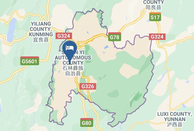 Kunming - Dingdeshun Hotel Maps