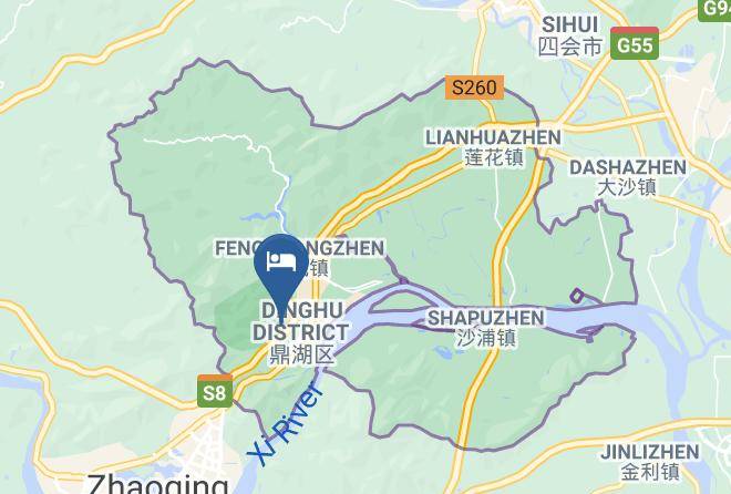 Dinghu Mountain Resort Map