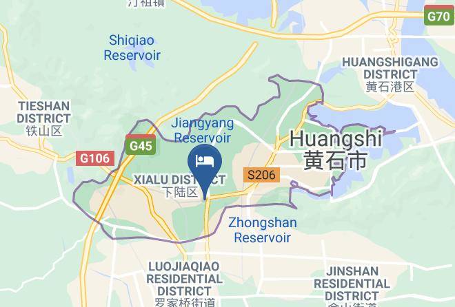 Huangshi - Dingji Hotel Huangshi Maps
