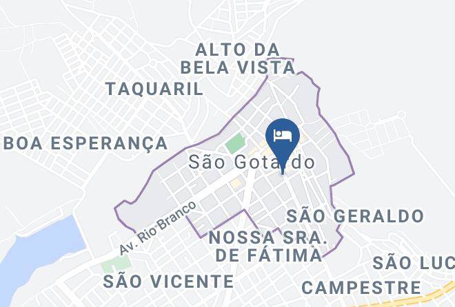 Sao Gotardo - Dinhos Hotel Maps