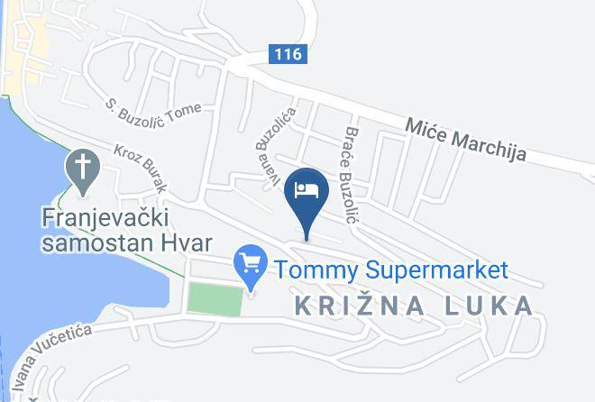 Hvar - Dink's Place Maps