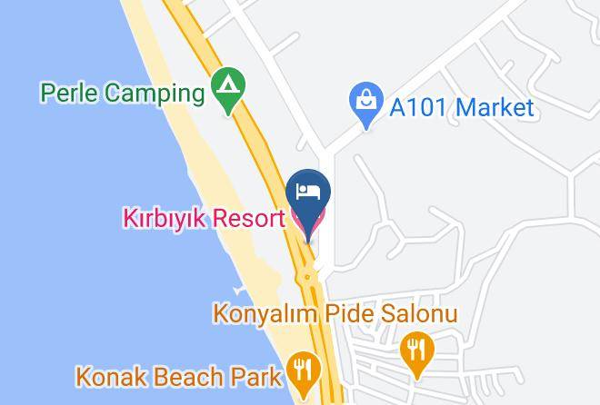 Kirbiyik Resort Hotel Map - Antalya - Alanya