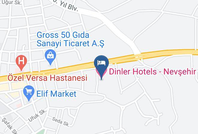 Nevsehir Esentepe - Dinler Hotels Nevsehir Maps