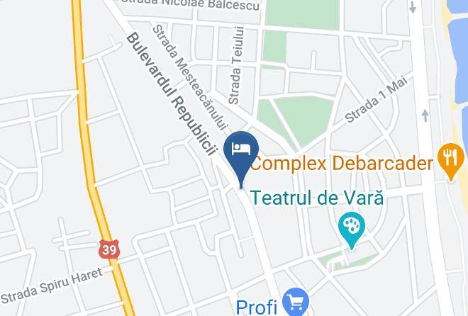 Eforie - Dino's Hotel Maps