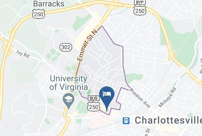 Charlottesville City - Dinsmore Inn At The University Maps