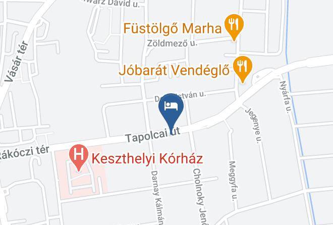 Keszthely - Diofa Panzio Maps