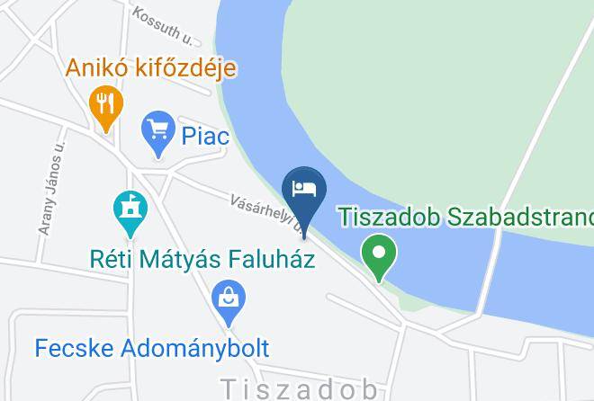 Tiszadob - Diofa Vendeghaz Maps