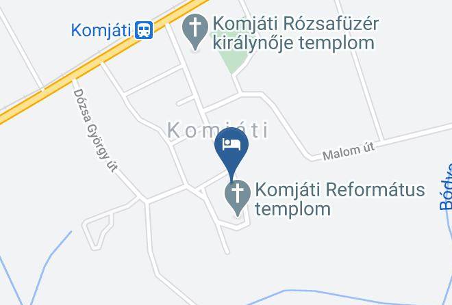 Komjati - Diokert Vendeghaz Maps