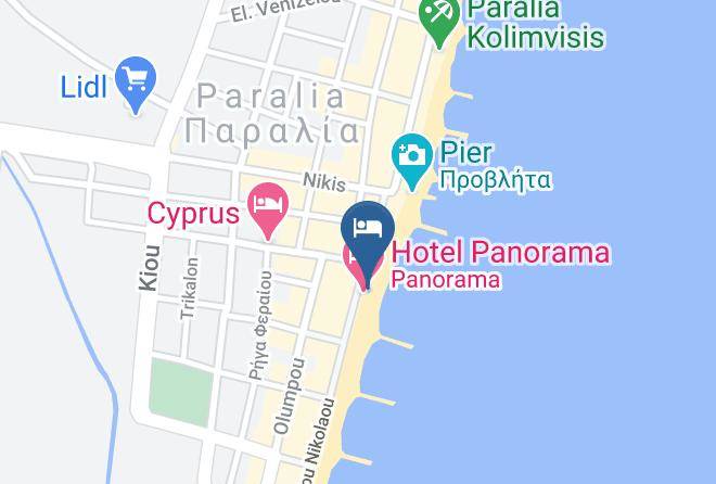 Pieria - Dion Hotel Maps