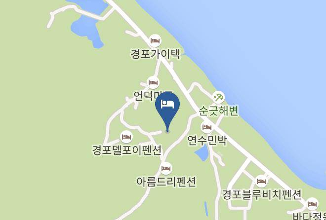 Gangneungsi - Dione Spa Bed And Breakfast Maps