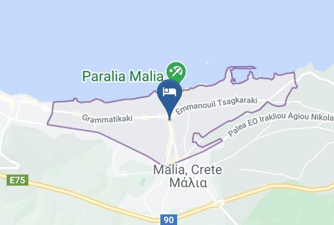 Iraklion - Dionyssos Hotel Maps
