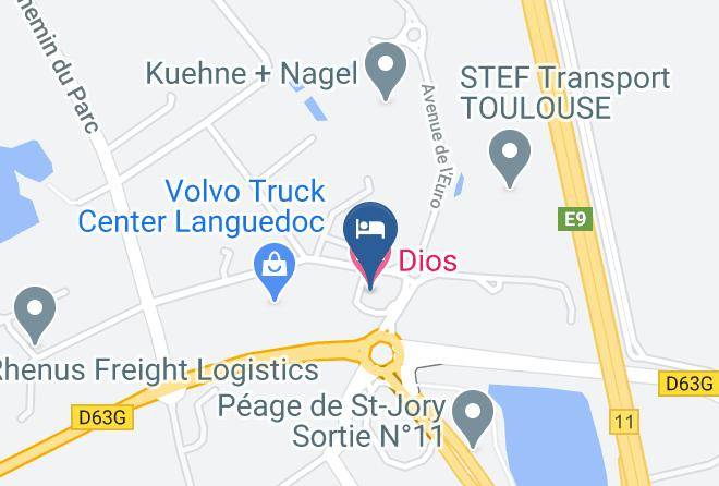 Haute Garonne - Dios Hotel Maps