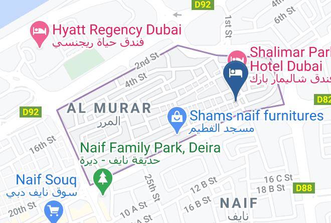 Dubai - Diplomat Hotel Maps