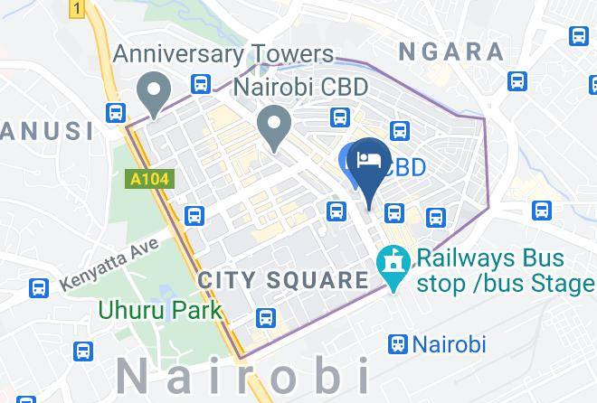Nairobi - Diplomat Hotel Maps