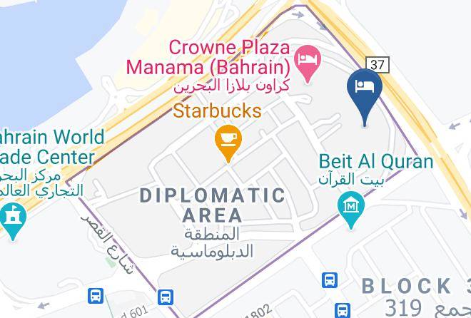 Manama - The Diplomat Radisson Blu Hotel Maps