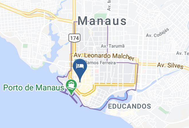 Manaus - Diplomata Hotel Maps