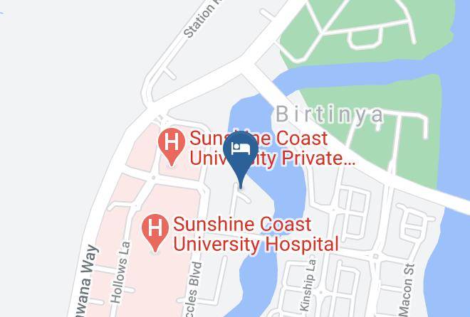Direct Hotels North Shore Kawana Map