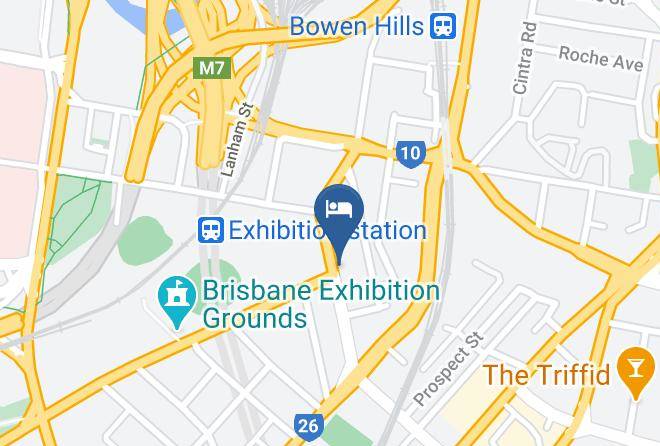 Brisbane - Direct Hotels Pavilion & Governor On Brookes Maps