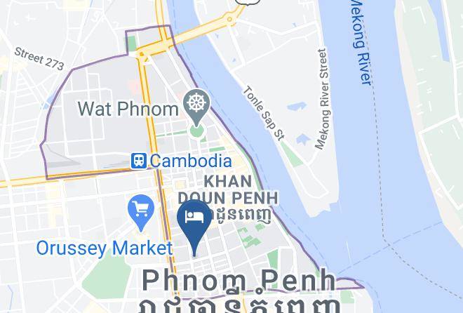 Doun Penh - Discovery Hotel Maps