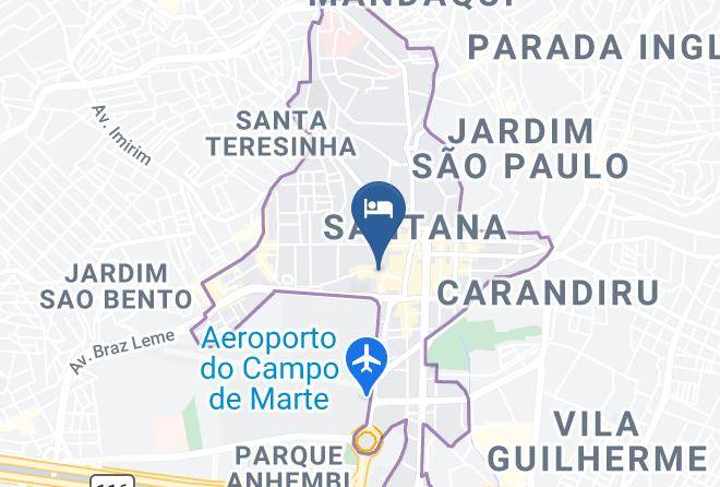 Sao Paulo Santana - Discovery Hotel Maps