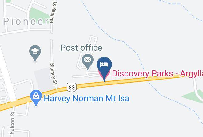 Mount Isa - Discovery Parks Argylla Maps