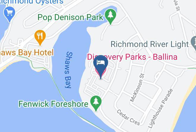 Ballina - Discovery Parks Ballina Maps