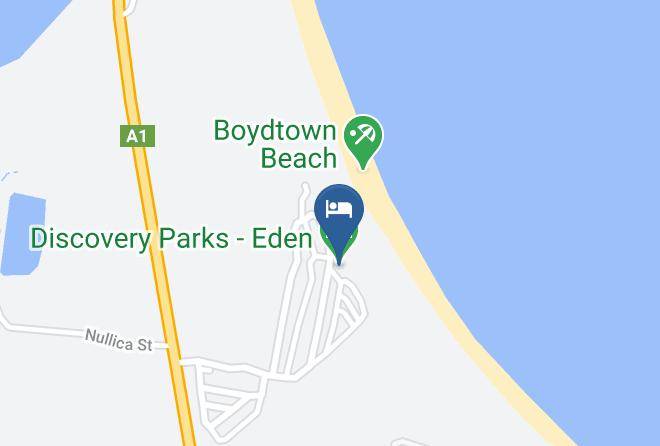 Discovery Parks Eden Map