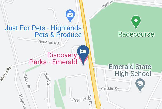 Central Highlands - Discovery Parks Emerald Maps