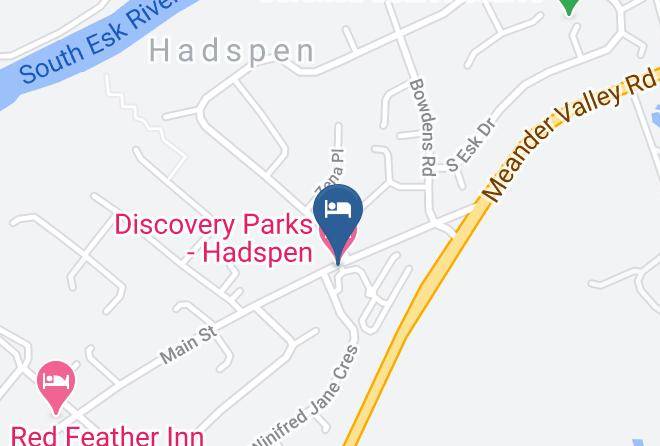 Meander Valley - Discovery Parks Hadspen Maps