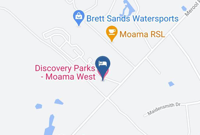 Discovery Parks Moama West Map