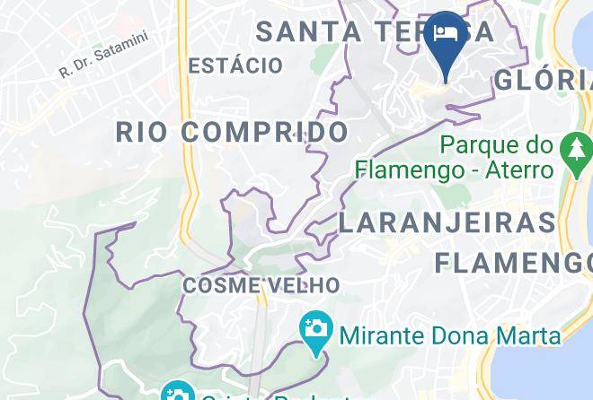 Rio De Janeiro Santa Teresa - Discovery Suites Rio Maps