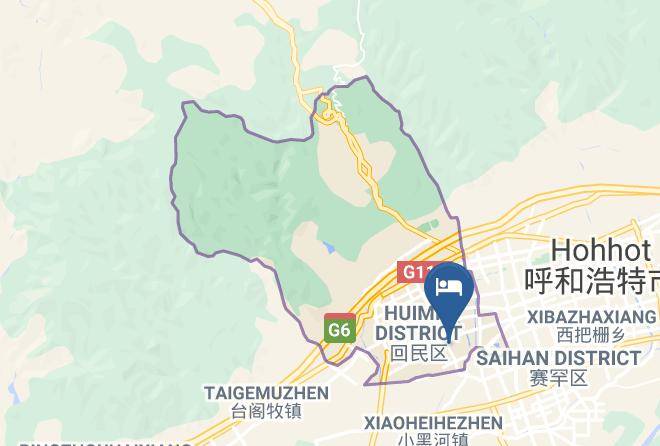 Hohhot - Dishen Business Hotel Maps