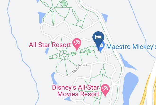 Osceola - Disney's All Star Music Resort Maps