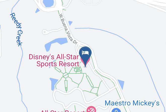 Osceola - Disney's All Star Sports Resort Maps