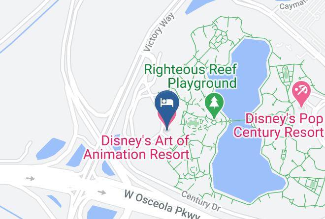 Orange - Disney's Art Of Animation Resort Maps