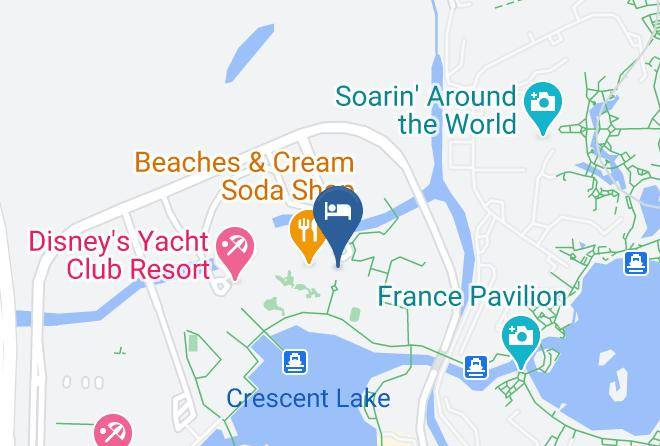 Orange - Disney's Beach Club Resort Maps