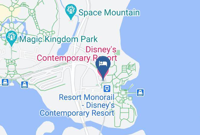 Orange - Disney's Contemporary Resort Maps