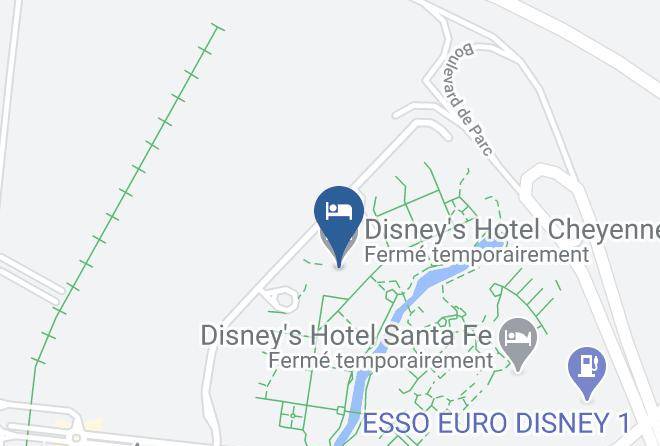 Seine Et Marne - Disney's Hotel Cheyenne Maps