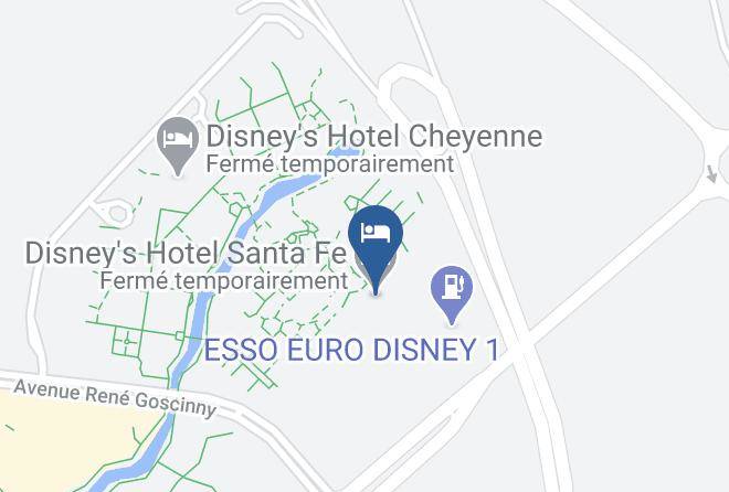 Seine Et Marne - Disney's Hotel Santa Fe Maps
