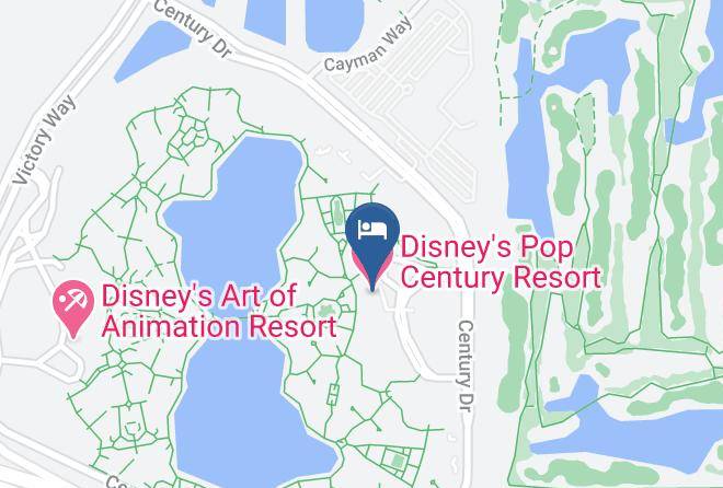 Orange - Disney's Pop Century Resort Maps